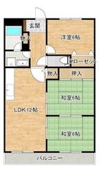 サンハイツ公園通りの物件間取画像